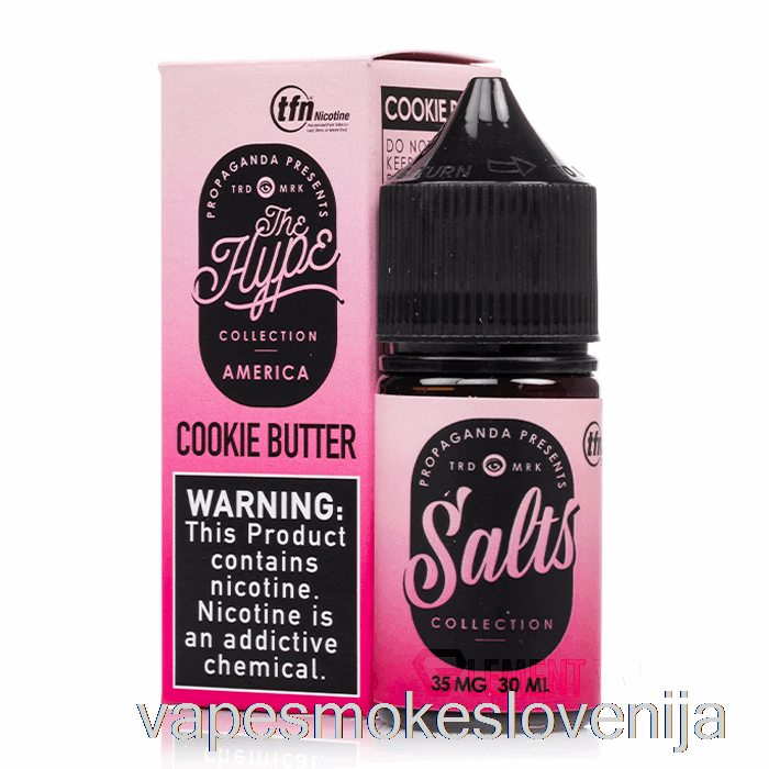 Vape Slovenija Piškotno Maslo - Propagandne Soli E-tekočina - 30ml 35mg